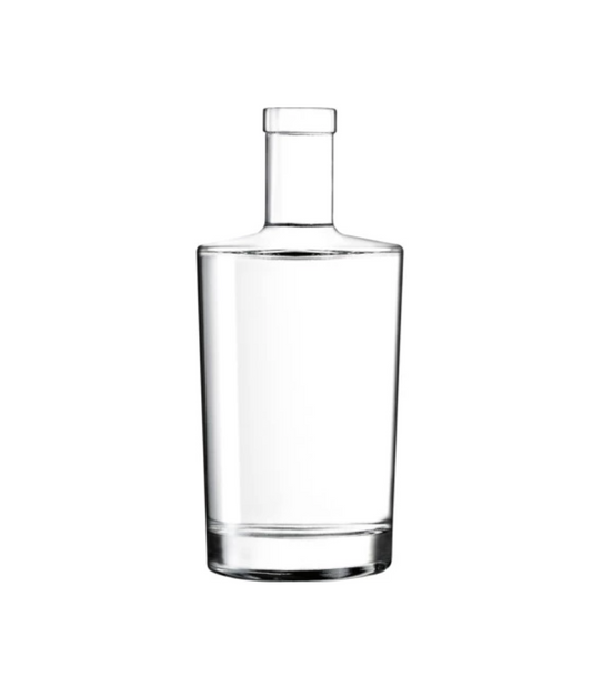 700ml Neos Clear Glass Bottle and Wooden Top Cork