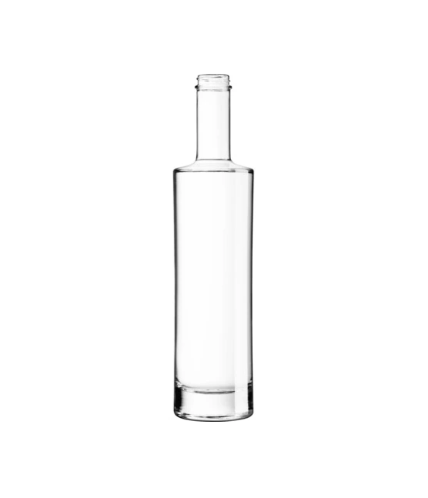 700ml Kendo Clear Glass Spirit Bottle and Wooden Top Cork