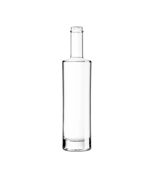 700ml Kendo Clear Glass Spirit Bottle and Wooden Top Cork